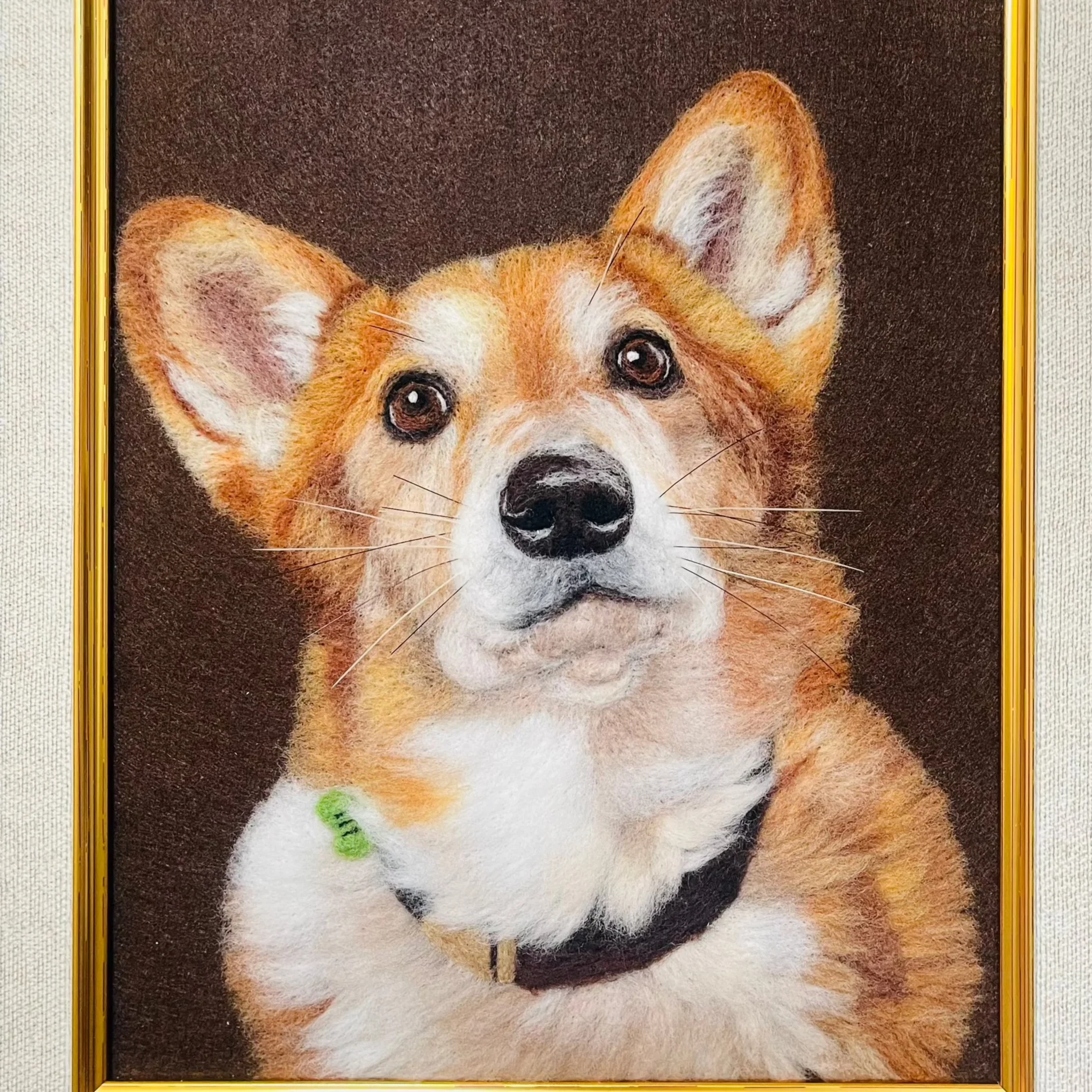 Finished pet artwork