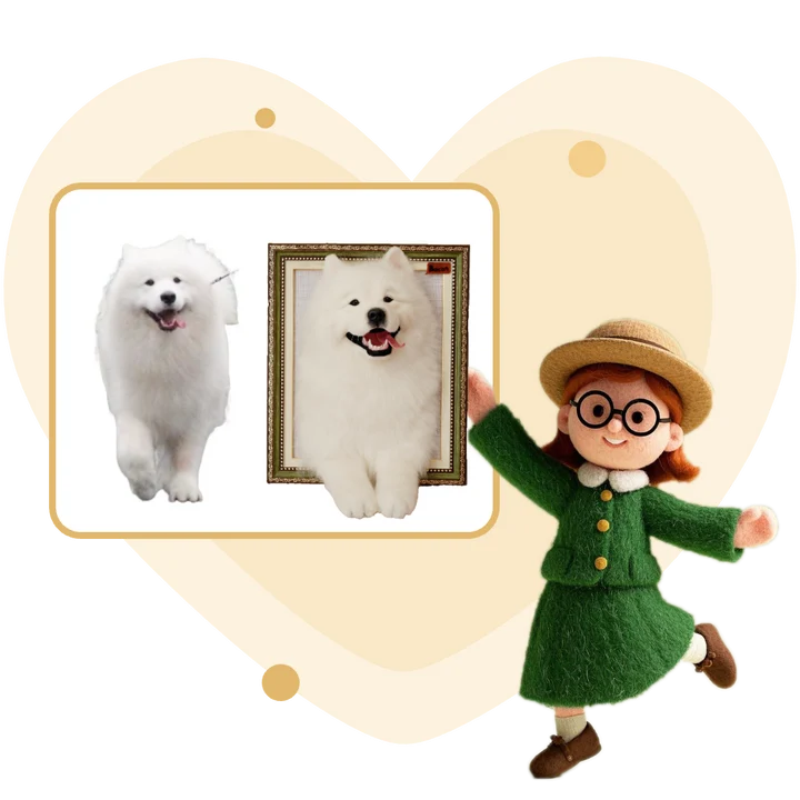 Custom handmade pet artwork